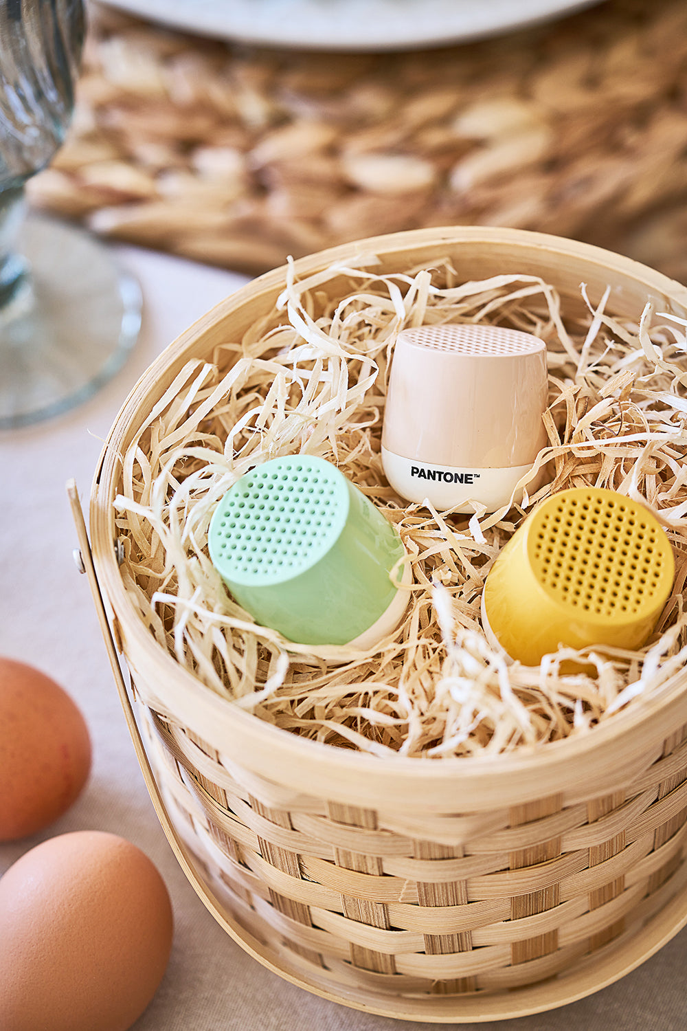 Lexon Mino+ Pantone Mimosa Bluetooth Speaker - ToughWorkz