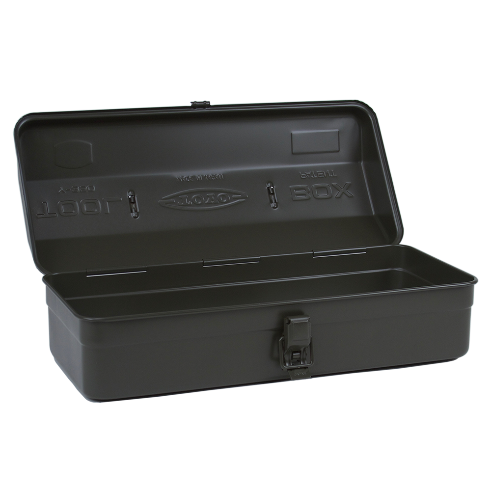Toyo Steel Y-350 Camber Top Portable Toolbox, Military Green - ToughWorkz