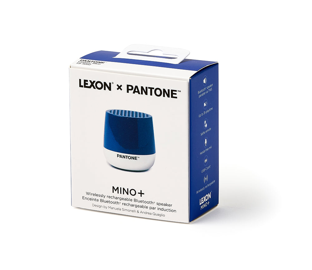 Lexon Mino+ Pantone Blue Bluetooth Speaker - ToughWorkz