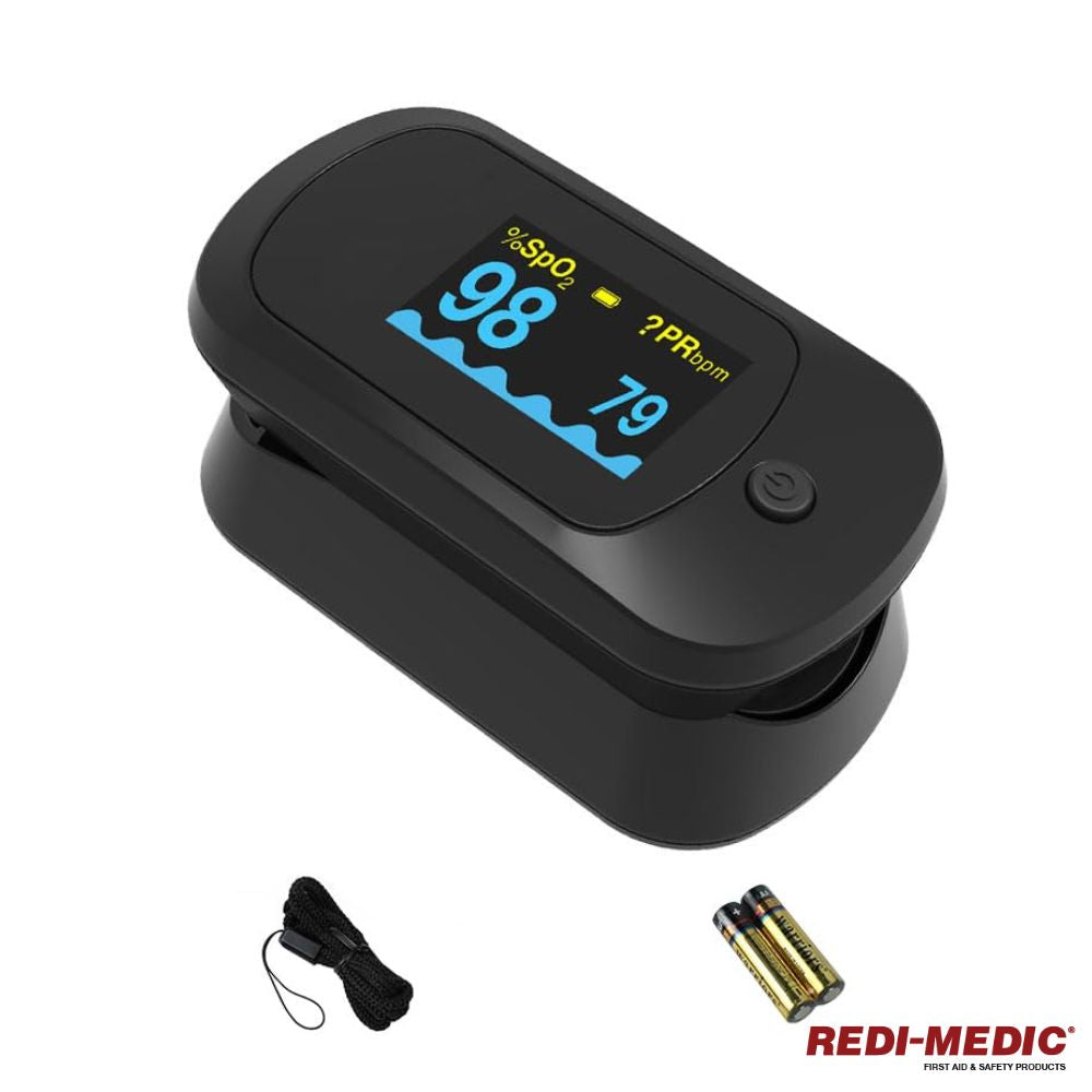 Redi-Medic Finger Pulse Oximeter, Proudly Canadian