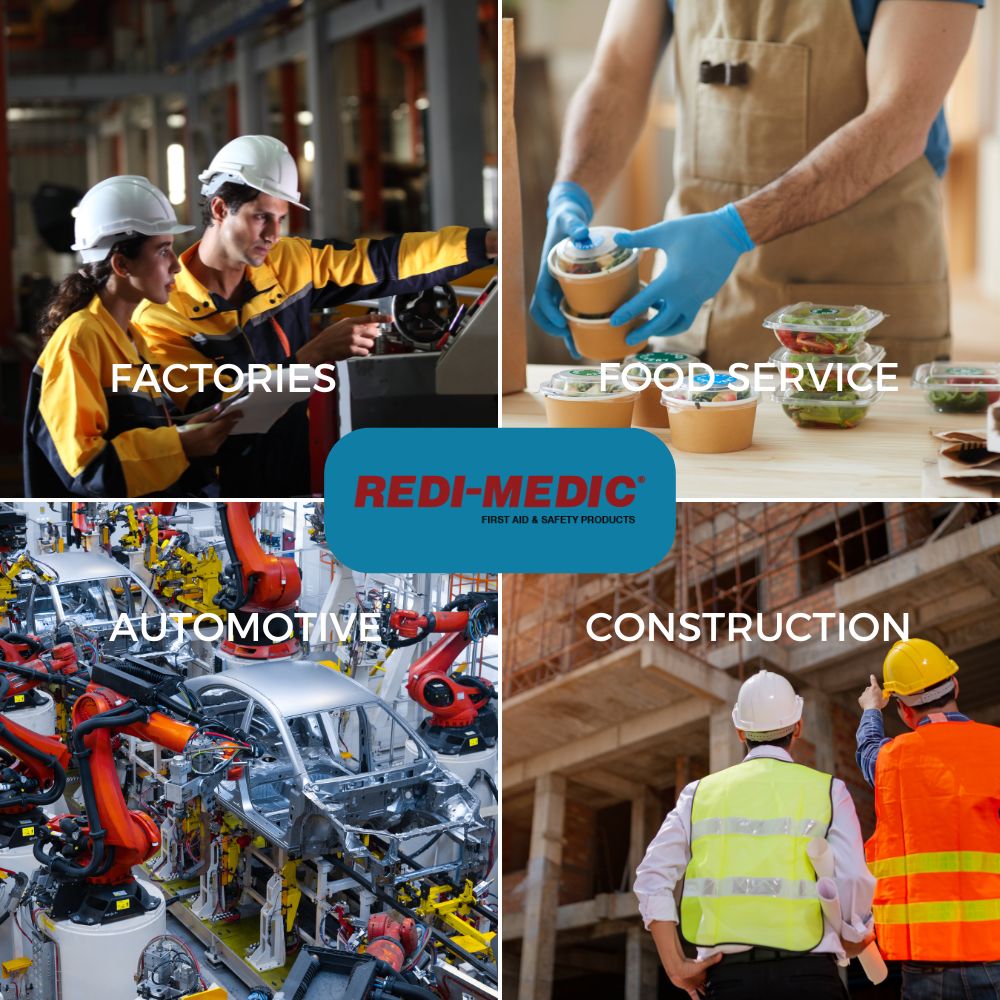 Place to USe | Redi-Medic 1L Eye Wash Solution Refill w. Sterile Eye Cup