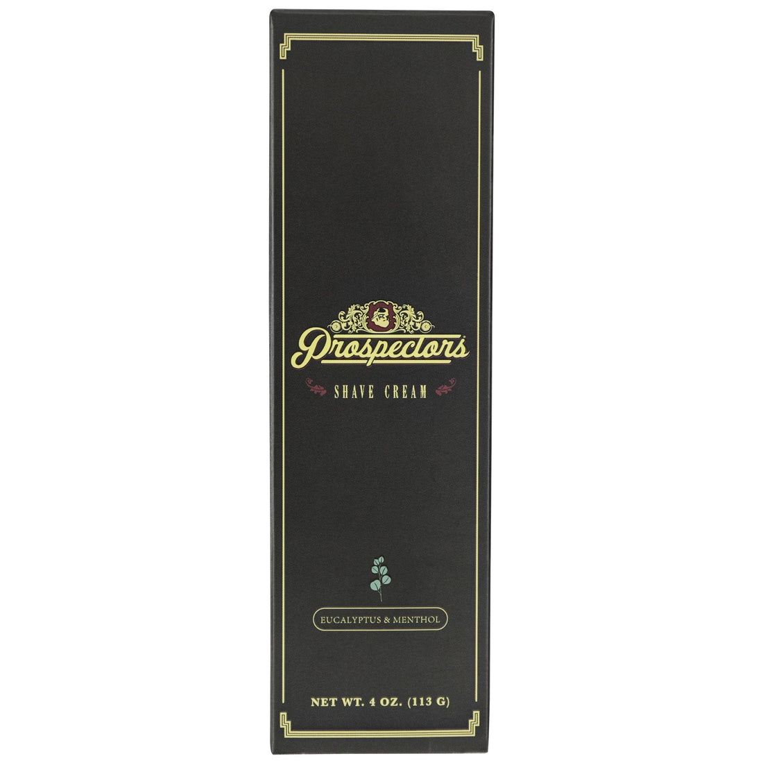 Packaging | Prospectors Eucalyptus & Menthol Shave Cream, 4 oz - ToughWorkz