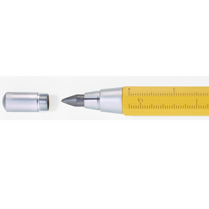 CU Pencil Lead and Sharpener - Troika Carpenter's Pencil, Yellow