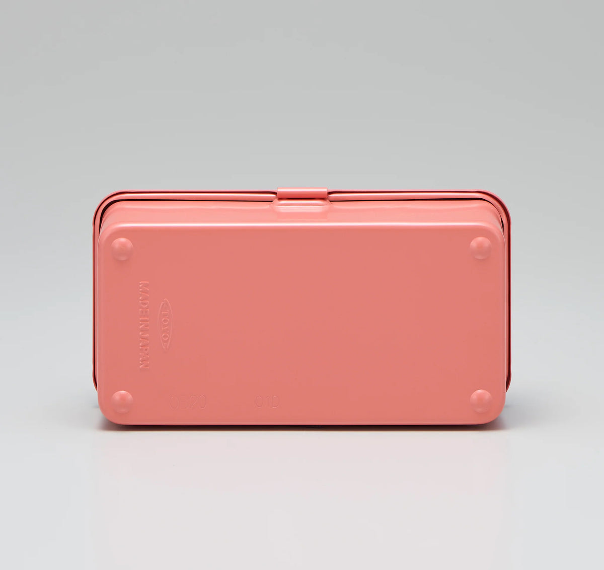 Bottom Detail | Toyo Steel T-190 Stackable Tool Box, Living Coral - ToughWorkz