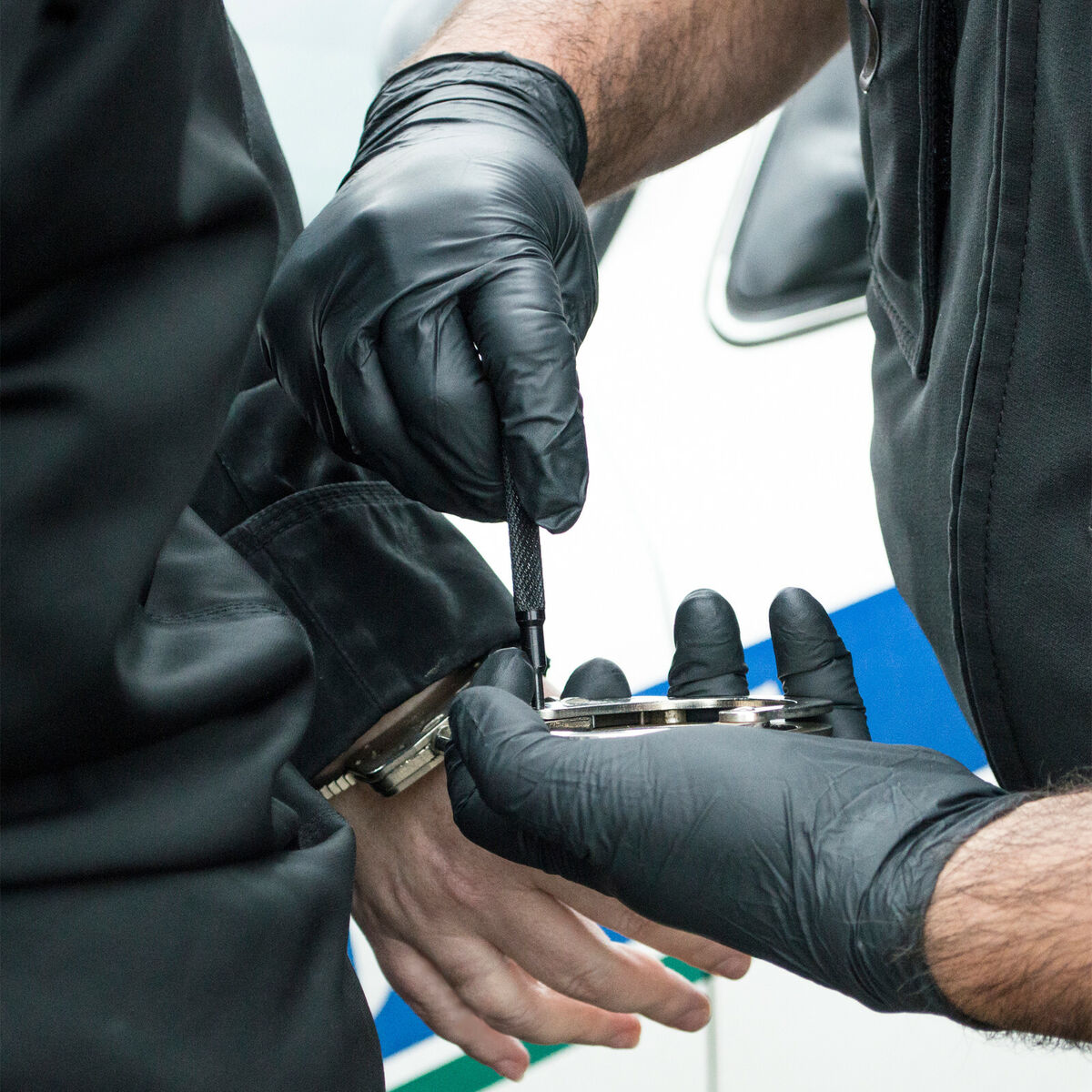 Police Services Use Disposable Gloves - ToughWorkz