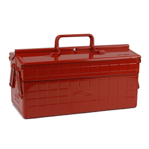 Toyo Steel Portable Shop Toolbox, Red - ToughWorkz