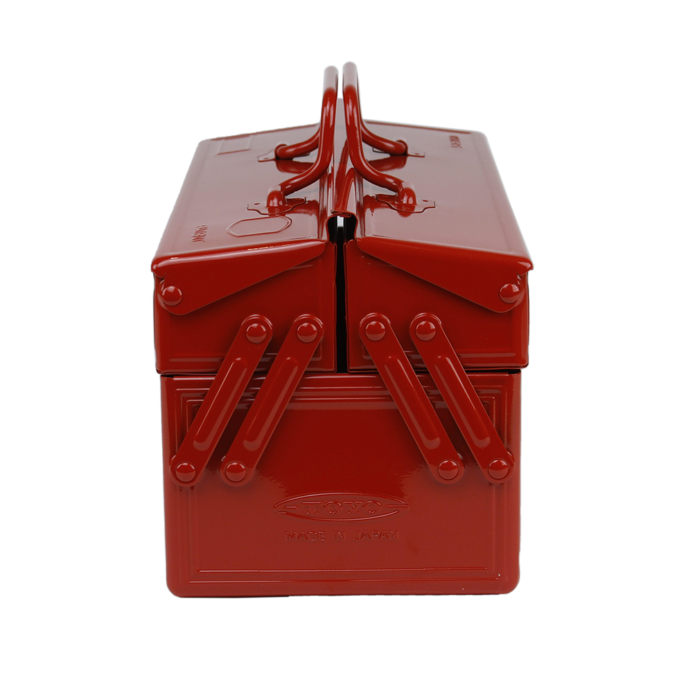 Toyo Steel Portable Shop Toolbox, Red - ToughWorkz
