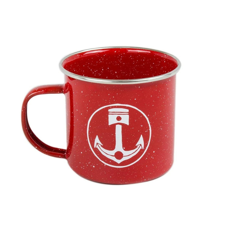 Navy | Iron and Resin Camp Mug, 12 oz - ToughWorkz