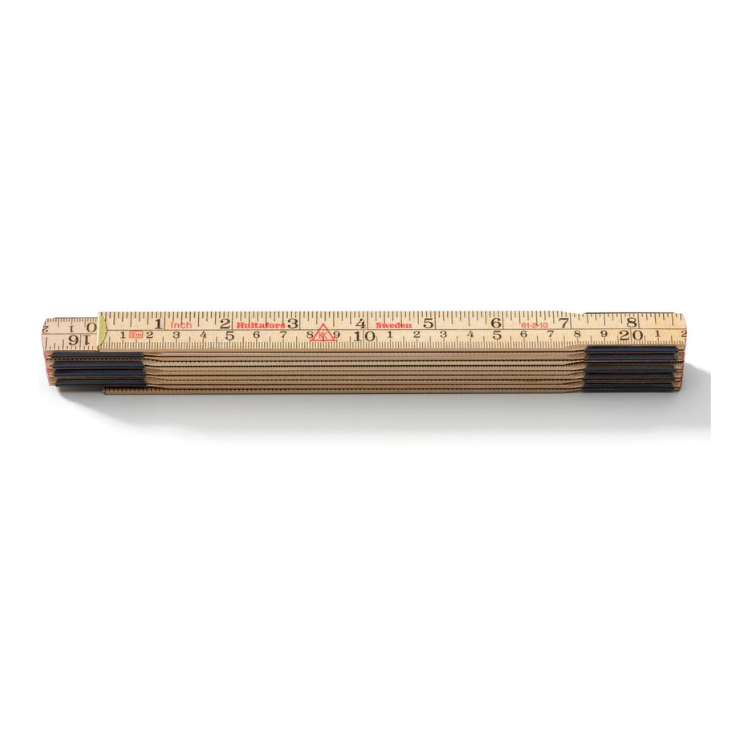 Hultafors 61 in Classic Wooden Folding Ruler ToughWorkz