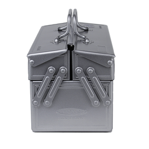 Side | Toyo Steel Portable Shop Toolbox, Silver - ToughWorkz