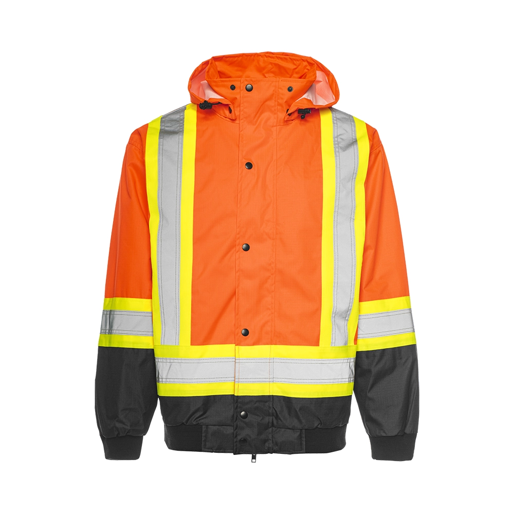 Ground Force 3-in-1 Hi-Vis Winter Jacket, Orange - ToughWorkz