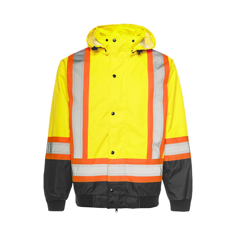Hi-Vis Mens 3-in-1 Winter Safety Jacket, Yellow - ToughWorkz
