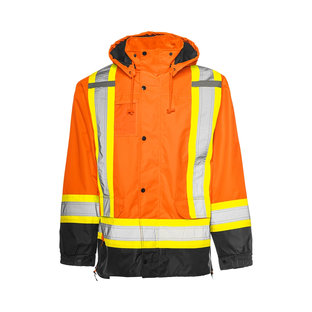 Ground Force 6-in-1 Hi-Vis Safety Parka - ToughWorkz