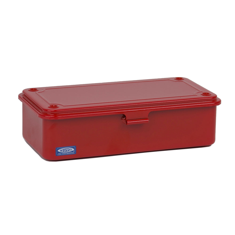 Front | Toyo Steel T-190 Stackable Toolbox, Red - ToughWorkz