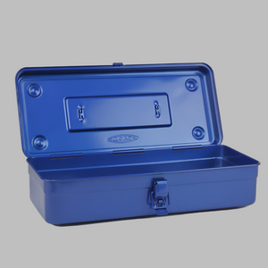 open | Toyo T-350 Medium Stackable Toolbox, Blue - ToughWorkz