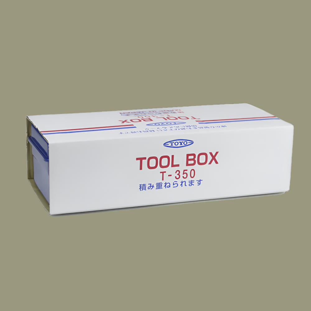 Packaging | Toyo T-350 Medium Stackable Toolbox, Blue - ToughWorkz