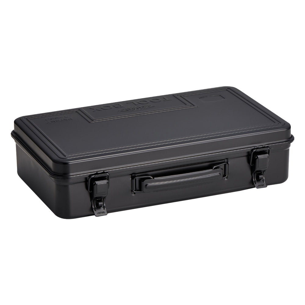 Toyo Steel T-360 Trunk Shape Toolbox, Black - ToughWorkz