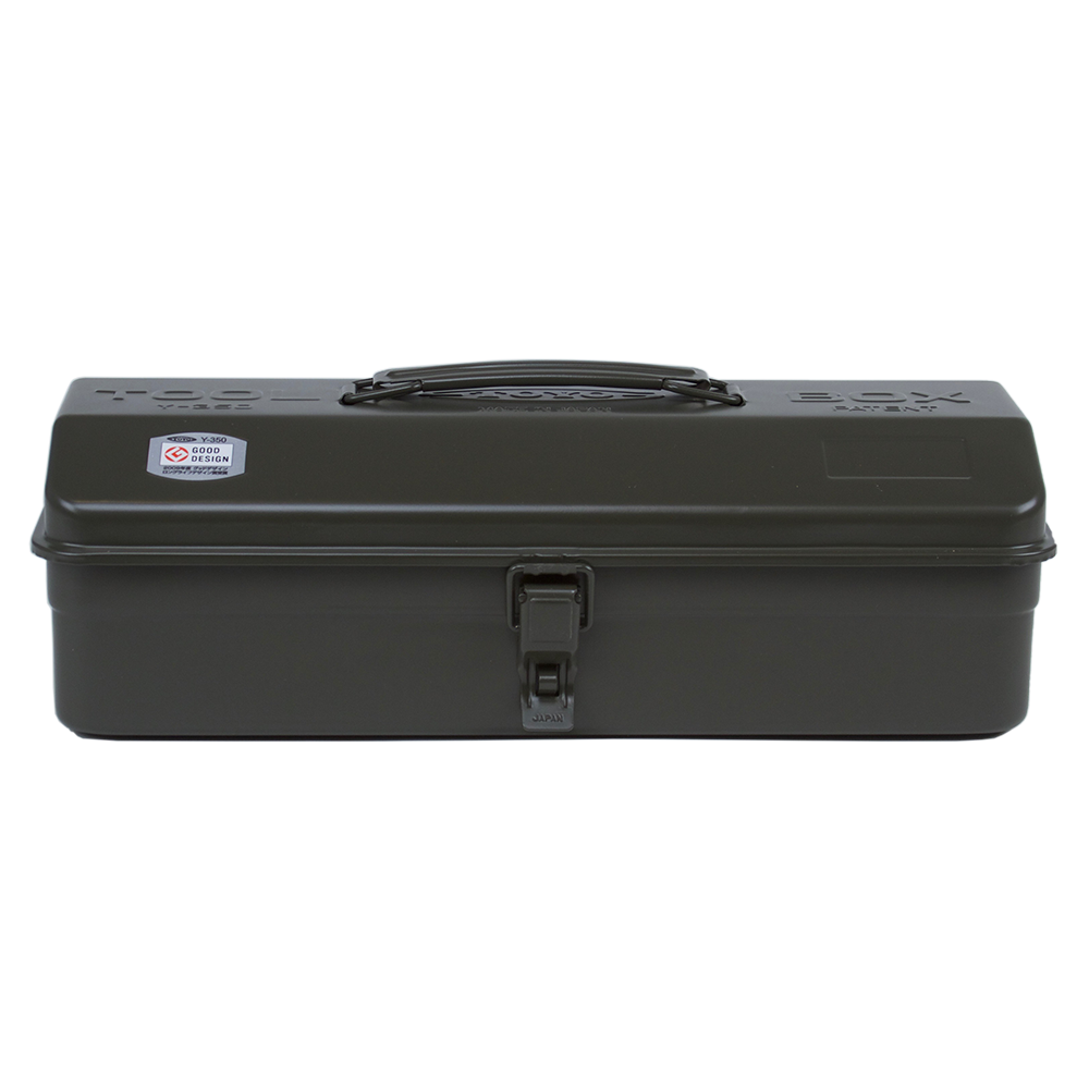 Toyo Steel Y-350 Camber Top Portable Toolbox, Military Green - ToughWorkz