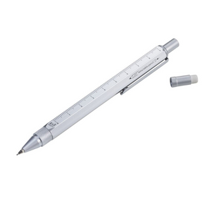 Troika Mechanical Pencil, Drop Action Silver - Troika
