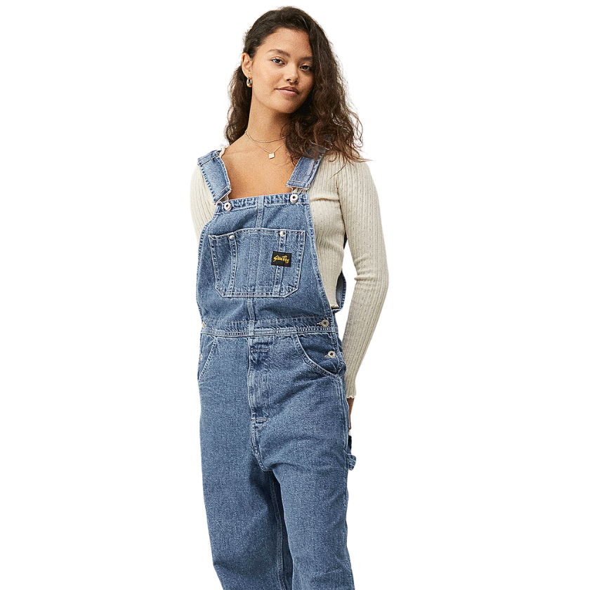 Stan Ray Women's Earls Bib Denim Overalls - ToughWorkz
