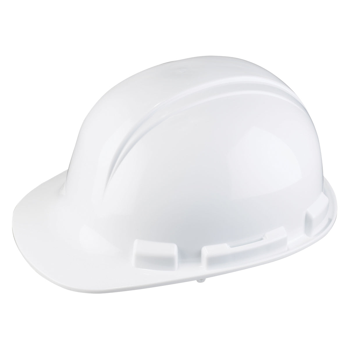 Whistler White Hardhat, CSA Type 1, Class E, Ratchet Suspension, Non-Vented, Made in Canada 6-pk