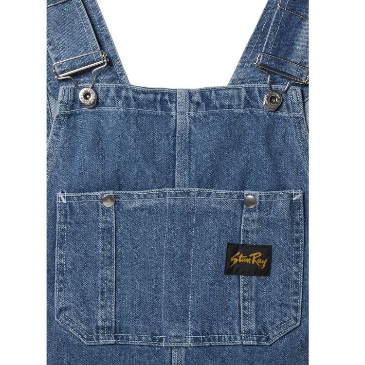 Front Bib | Stan Ray Women&#39;s Earls Bib Denim Overalls - ToughWorkz