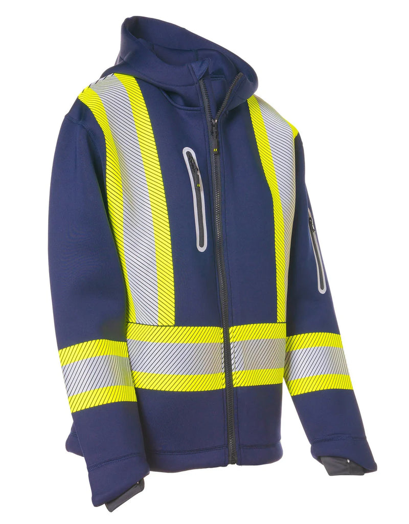 Women's Safety Zip-Up Soft Shell Hoodie - ToughWorkz