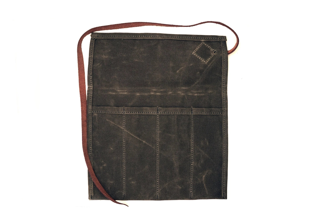 Inside Pockets | Bevel Mfg Artison Waxed Canvas Tool Roll