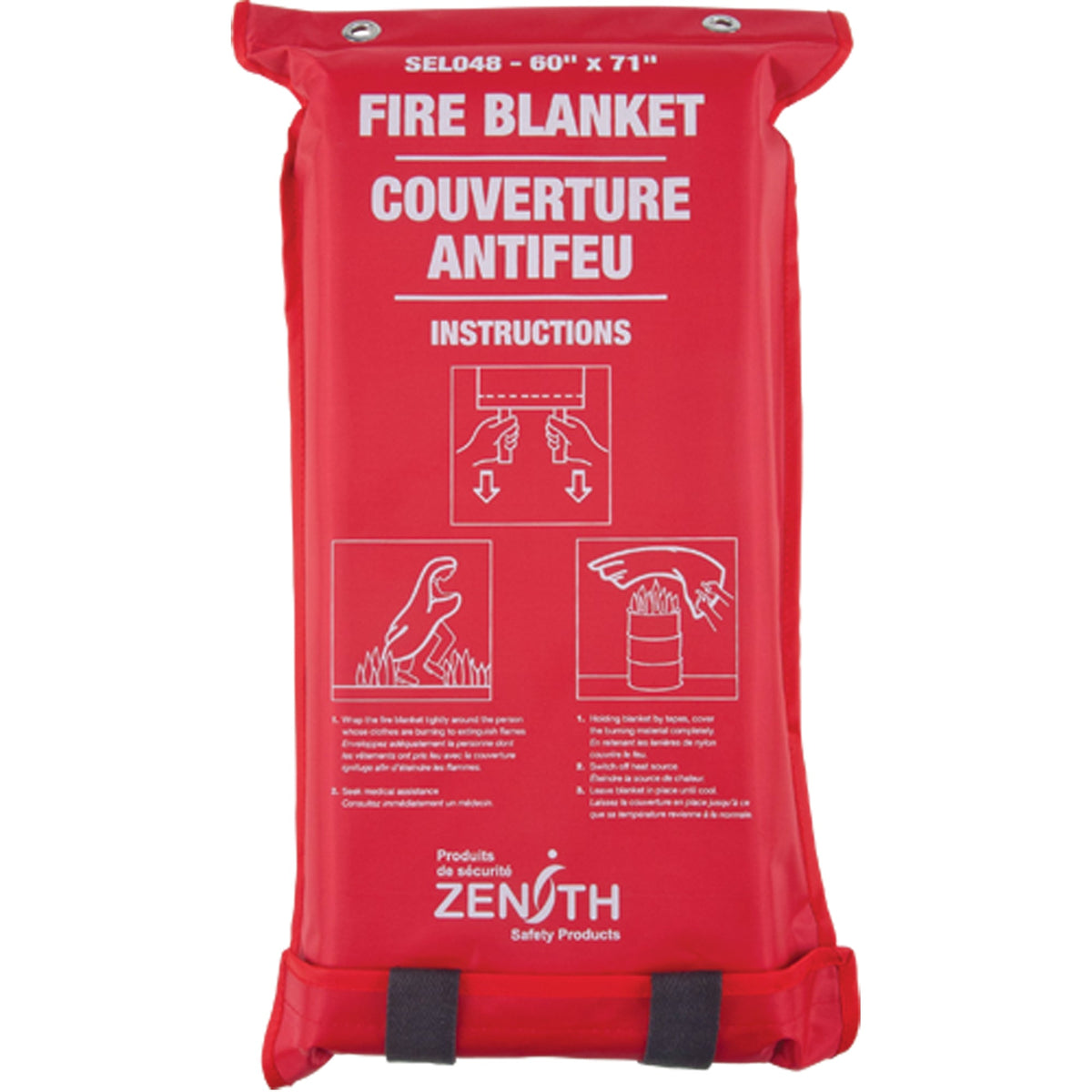 Fire Blanket, Fibreglass, 60&quot;W x 71&quot;L