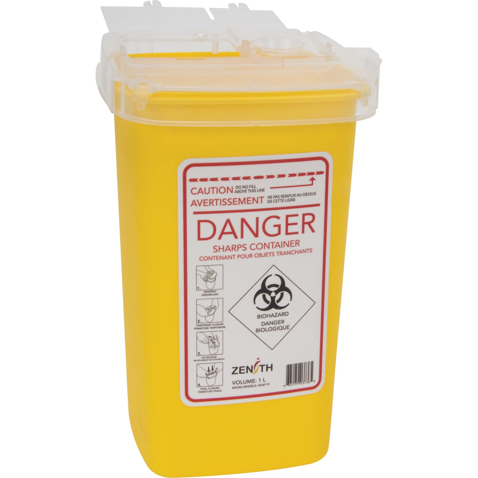 Zenith Sharp Objects Disposable Container - ToughWorkz
