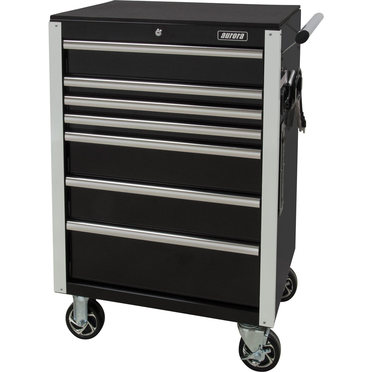 Aurora Rolling Industrial Tool Cart, 7 Drawers - ToughWorkz