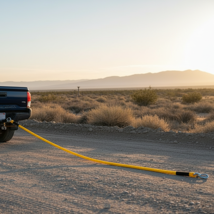 Tow Rope on Small Truck - ToughWorkz