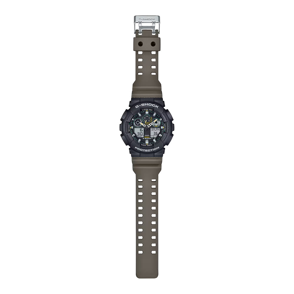 G-Shock GA-100TU-1A3 Analog-Digi Watch - ToughWorkz