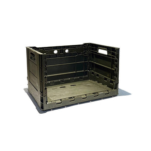 46L Folding Storage Box Promotion | 2 Boxes + 1 Lid Bundle, Green